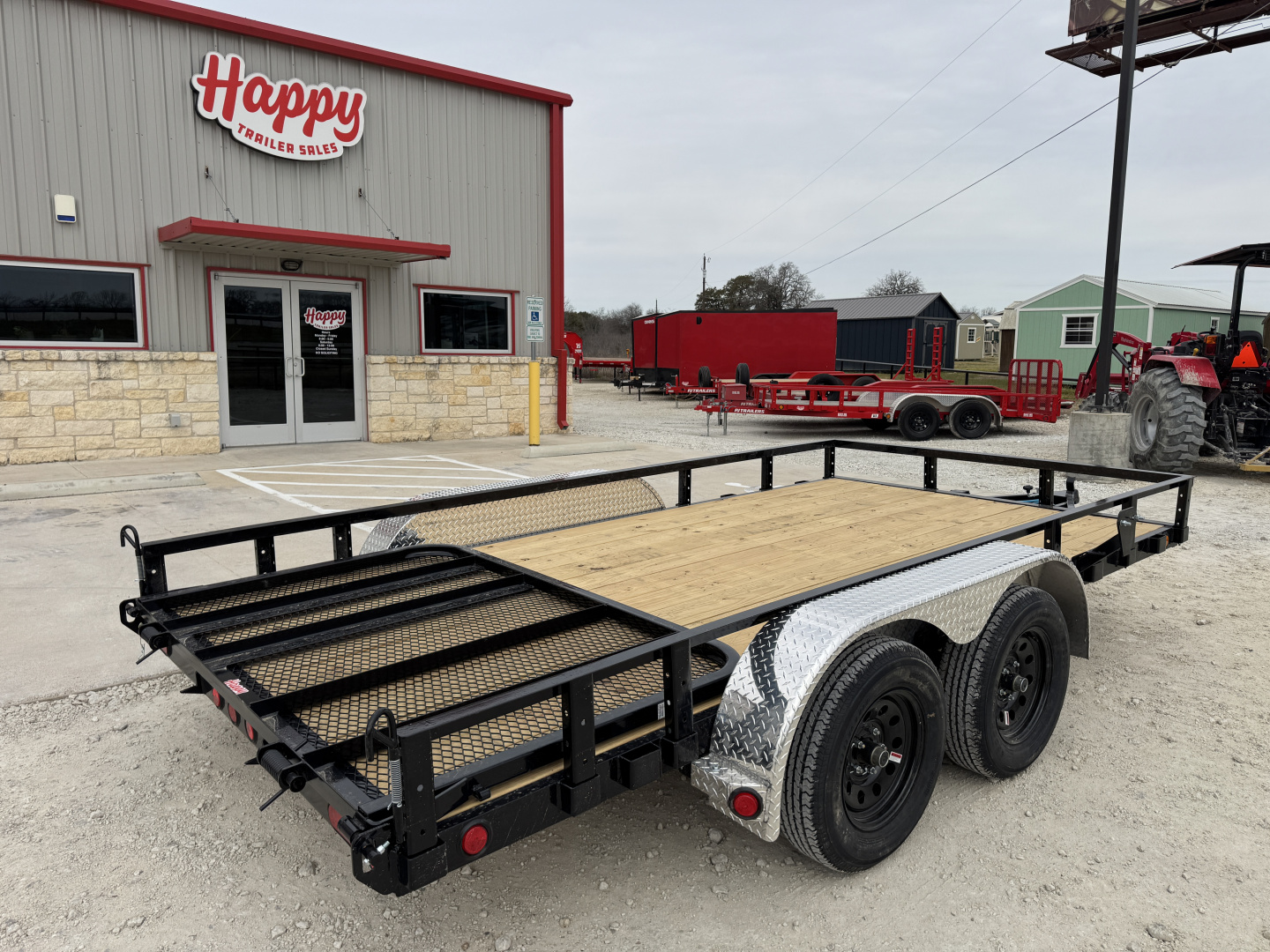 New 2026 PJ 83"x14' Tandem Axle Utility Trailer - UL