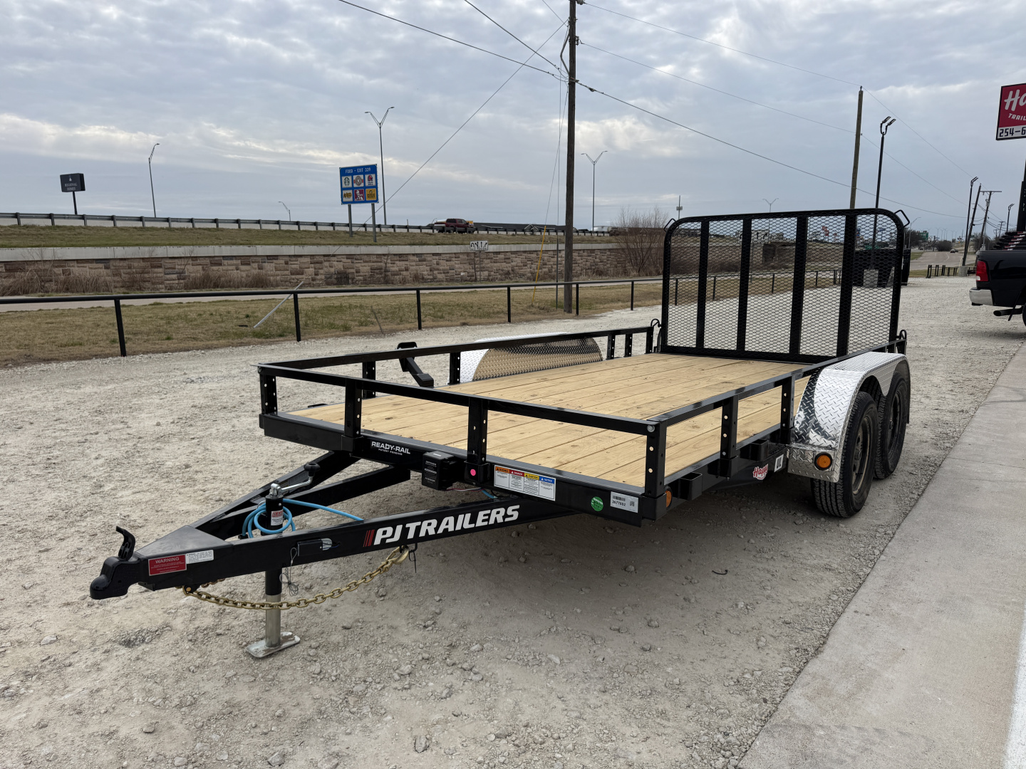 New 2026 PJ 83"x14' Tandem Axle Utility Trailer - UL