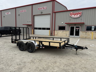 New 2026 PJ 83"x14' Tandem Axle Utility Trailer - UL