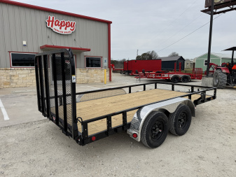 New 2026 PJ 83"x14' Tandem Axle Utility Trailer - UL