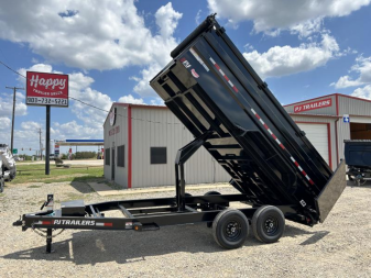 2026 PJ 83"x16' BP Tandem Axle Low Pro High Side Dump w/ 48" Sides – DM