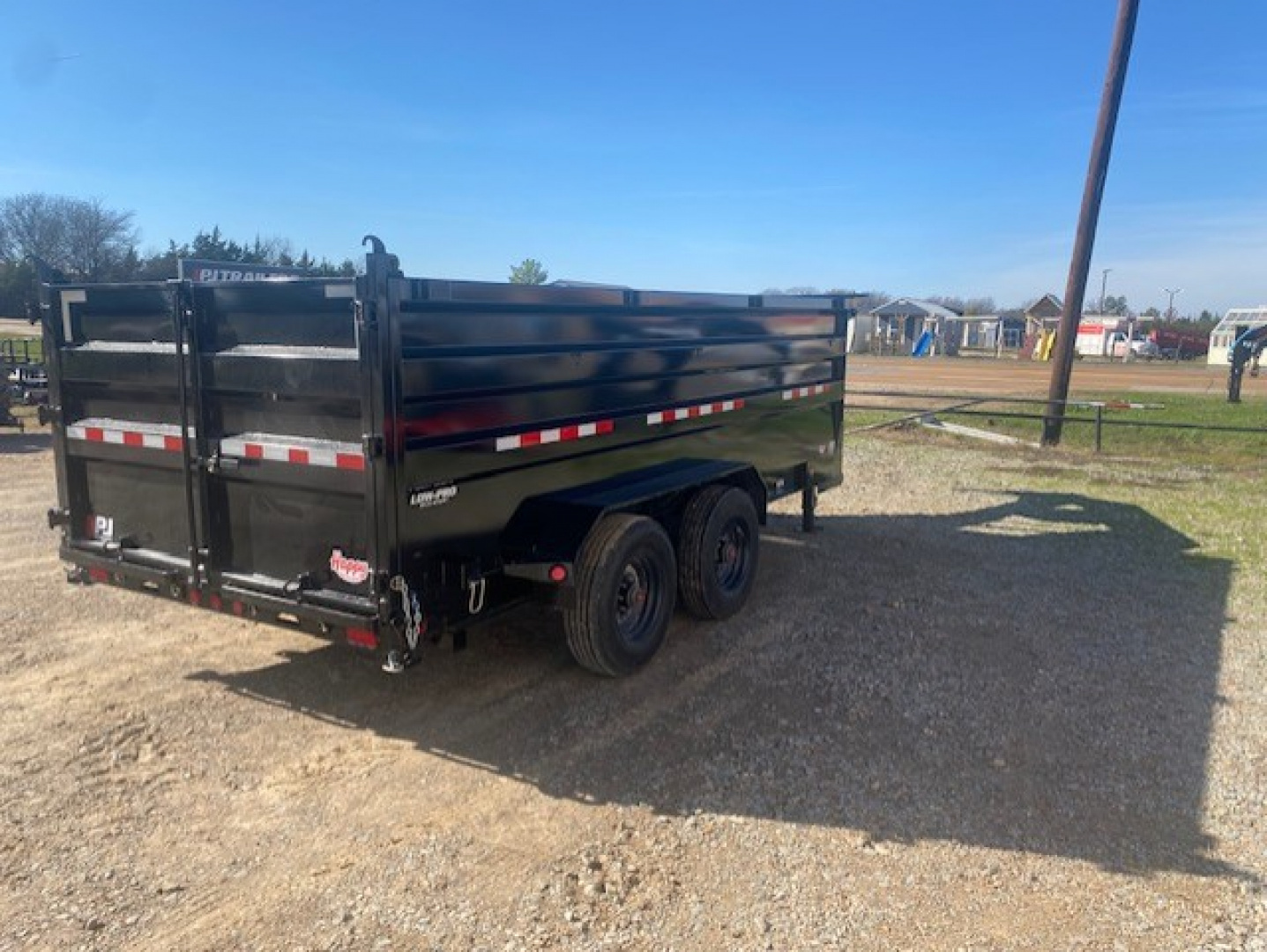 New 2026 PJ 82"x16' GN Tandem Axle HD Low Pro Dump w/ 48" Sides – DE