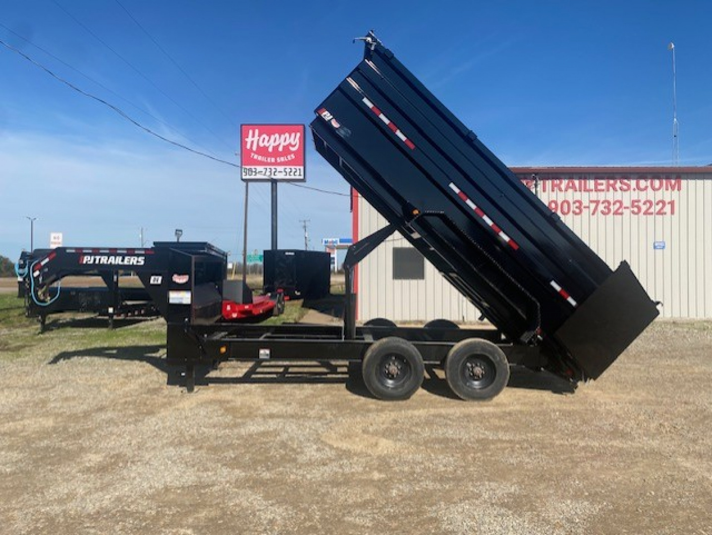 New 2026 PJ 82"x16' GN Tandem Axle HD Low Pro Dump w/ 48" Sides – DE