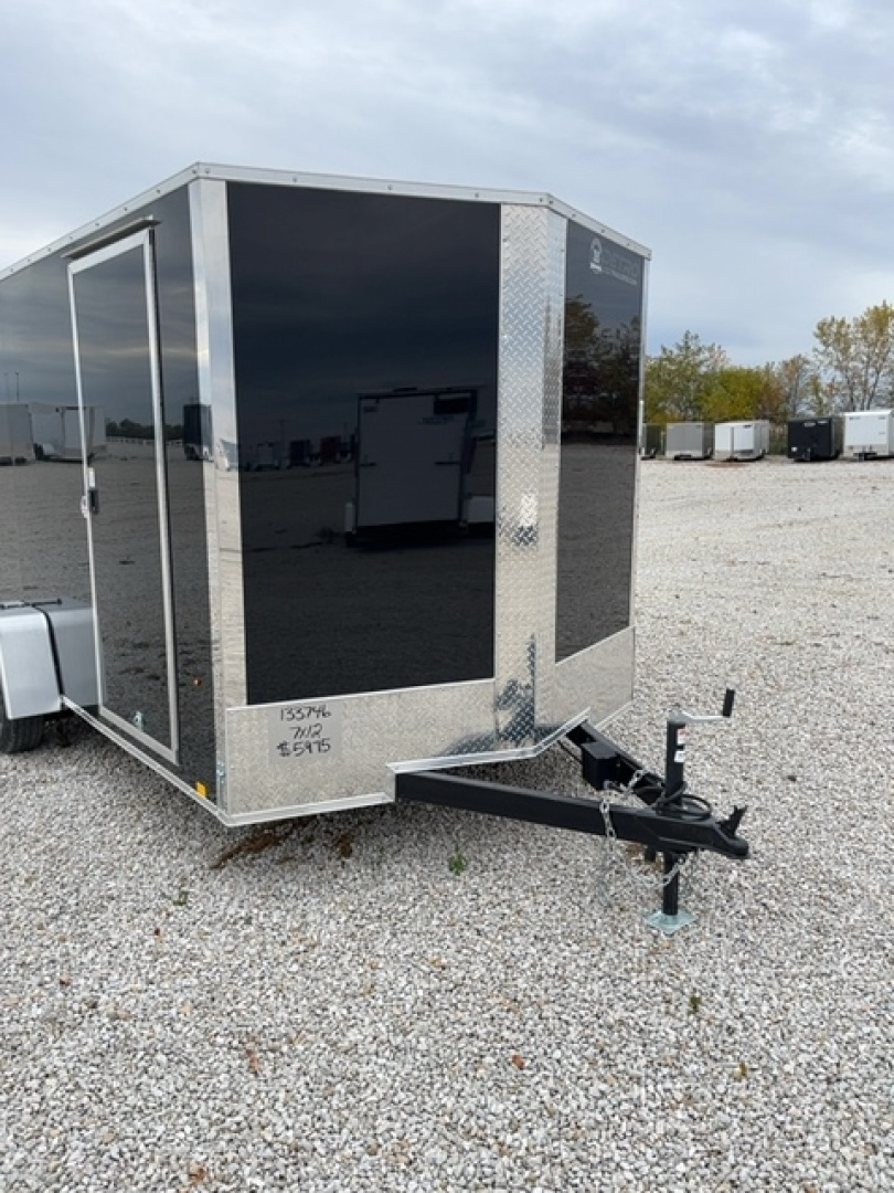 New 2026 Cargo Express EX DLX 7 x 12 3.5K Ramp Door Cargo / Enclosed Trailer w/ Brakes