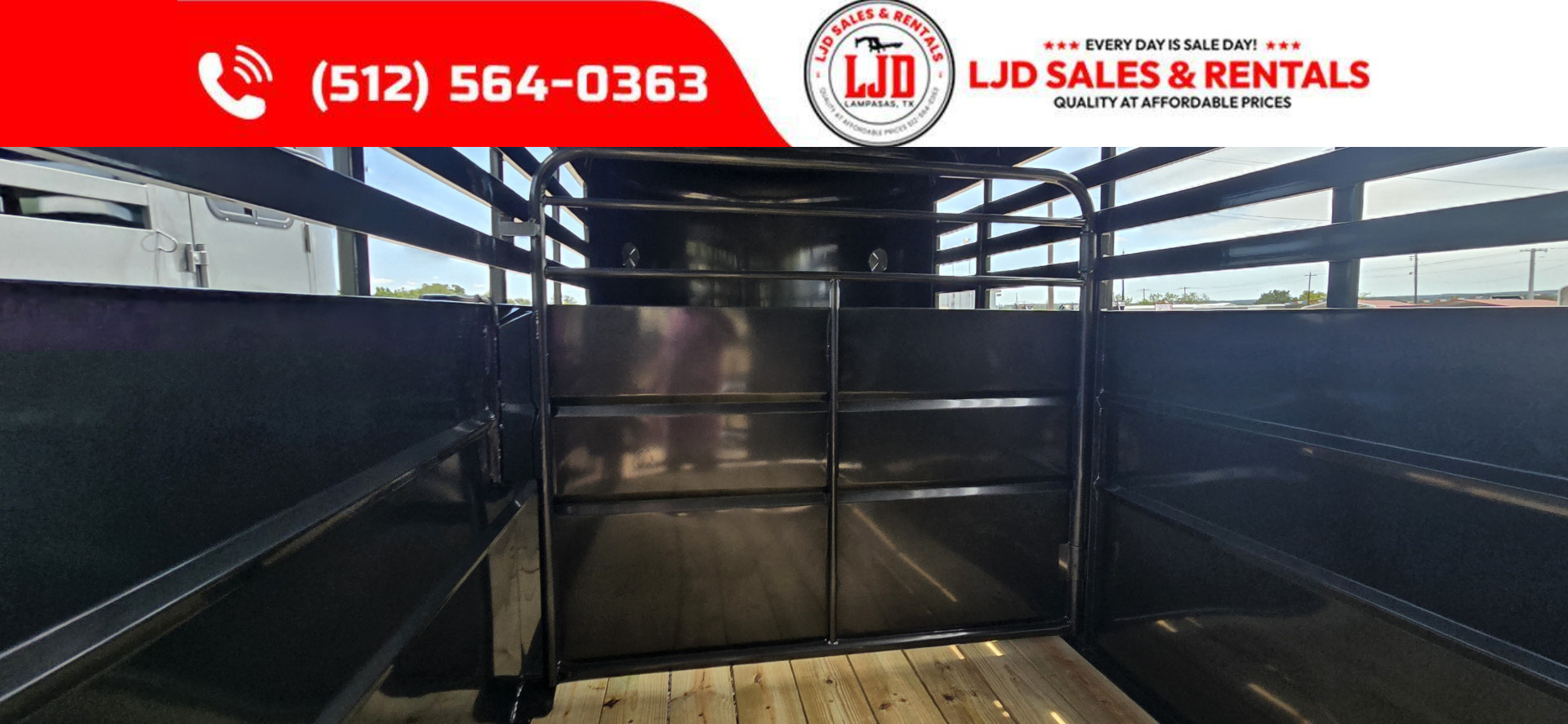 New 2026 Delco 6' x 16' Stock Trailer