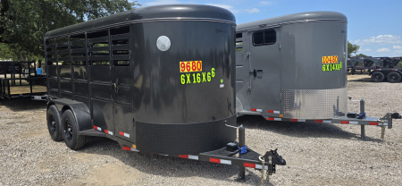 New 2026 Delco 6' x 16' Stock Trailer