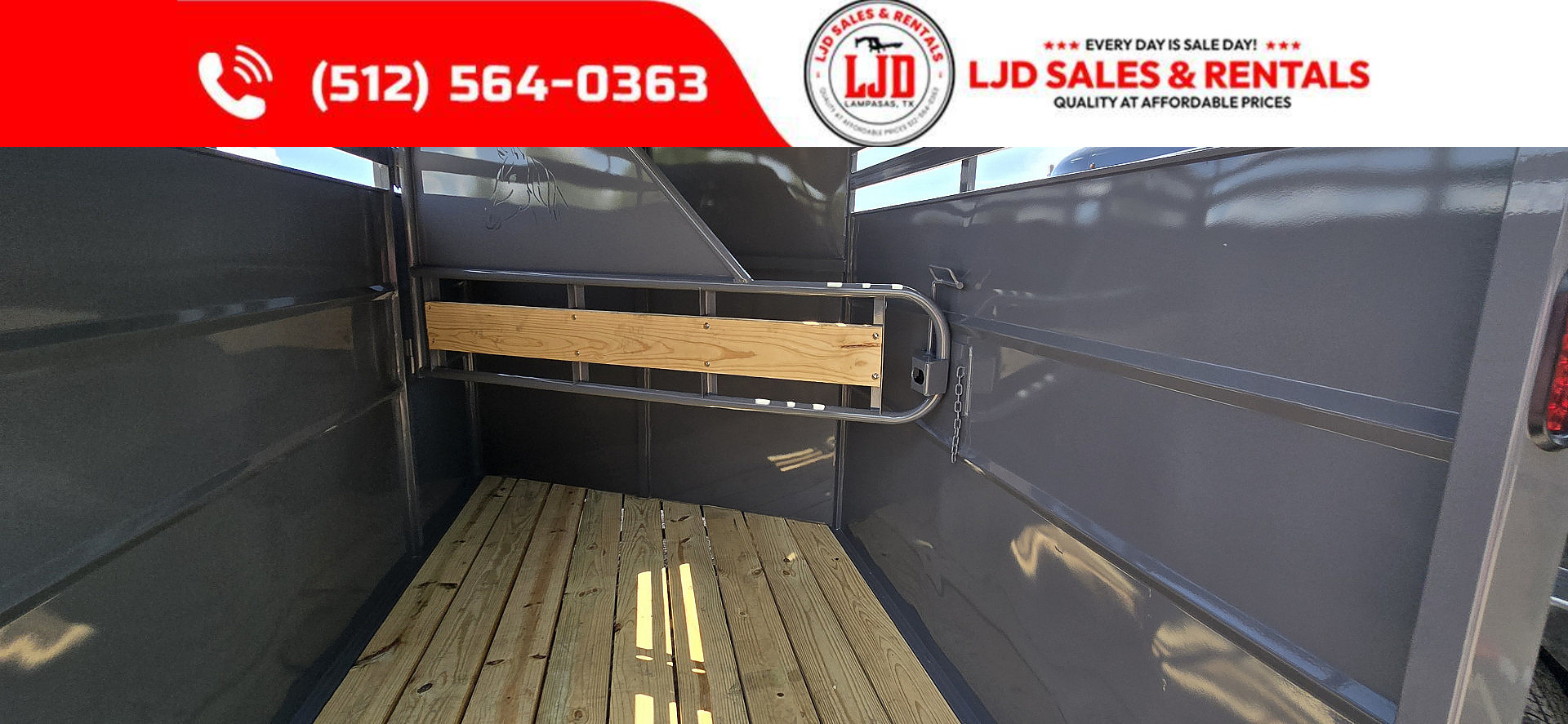 New 2026 Delco - 2 Horse w/ Tac room - Stock Trailer