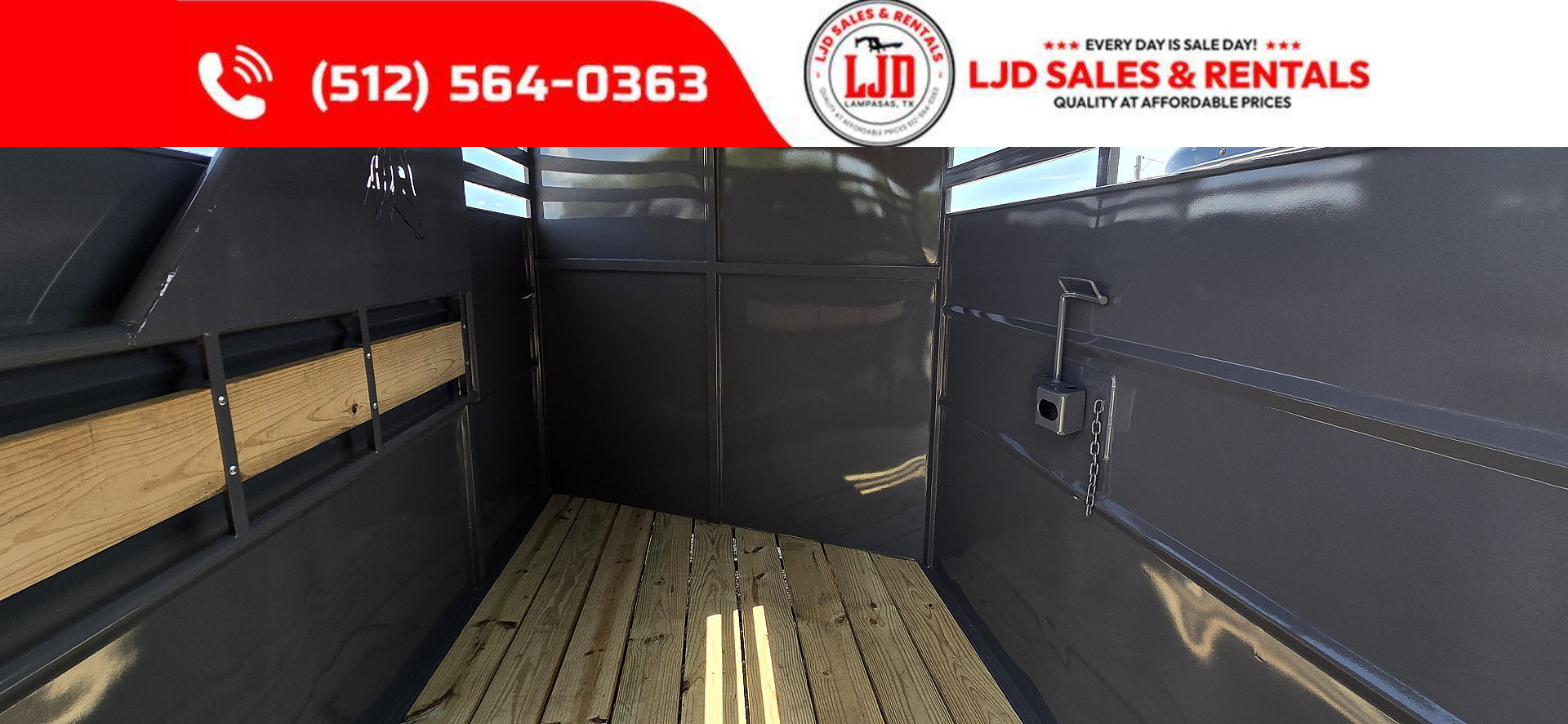 New 2026 Delco - 2 Horse w/ Tac room - Stock Trailer