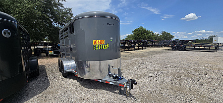 New 2026 Delco - 2 Horse w/ Tac room - Stock Trailer