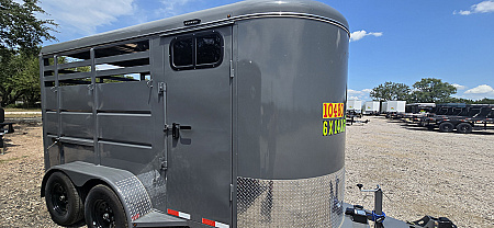 New 2026 Delco - 2 Horse w/ Tac room - Stock Trailer