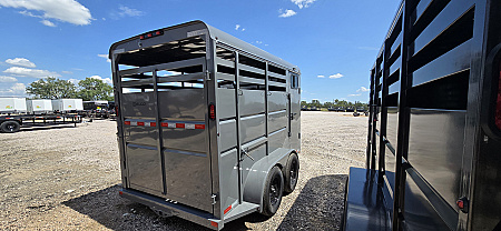 New 2026 Delco - 2 Horse w/ Tac room - Stock Trailer