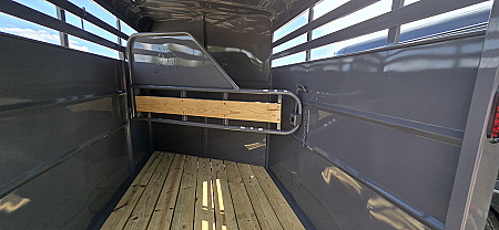 New 2026 Delco - 2 Horse w/ Tac room - Stock Trailer