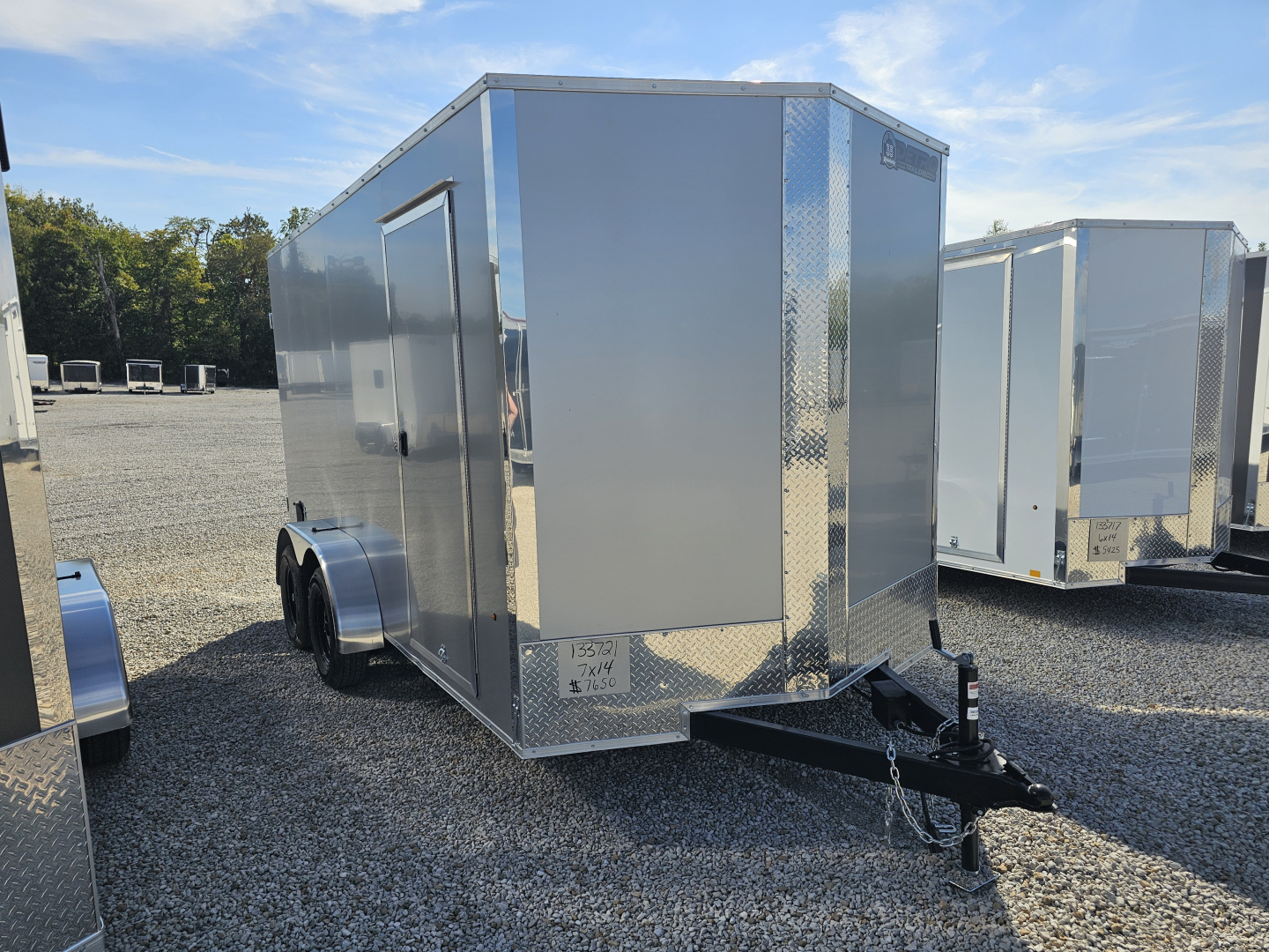 New 2026 Cargo Express 7 x 14 7K Double Rear Door Cargo / Enclosed Trailer