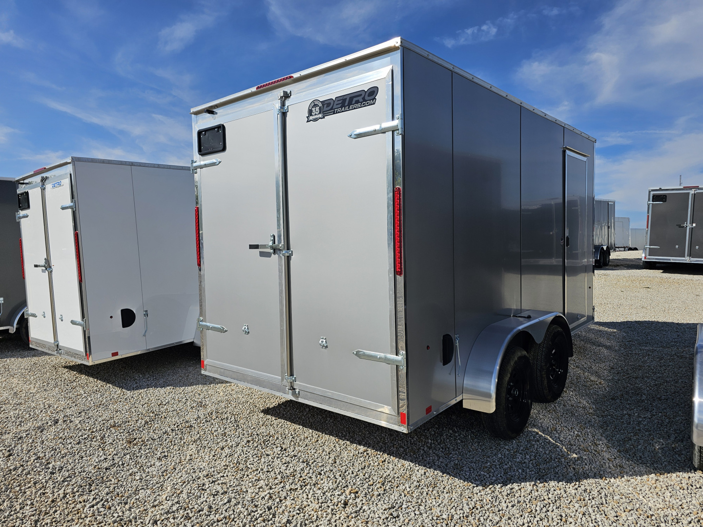 New 2026 Cargo Express 7 x 14 7K Double Rear Door Cargo / Enclosed Trailer