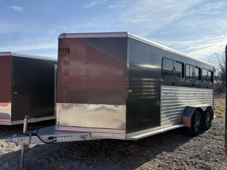 New 2026 Frontier Trailers 7x16 Stock low Pro/6 Pen Stock / Stock Combo Trailer