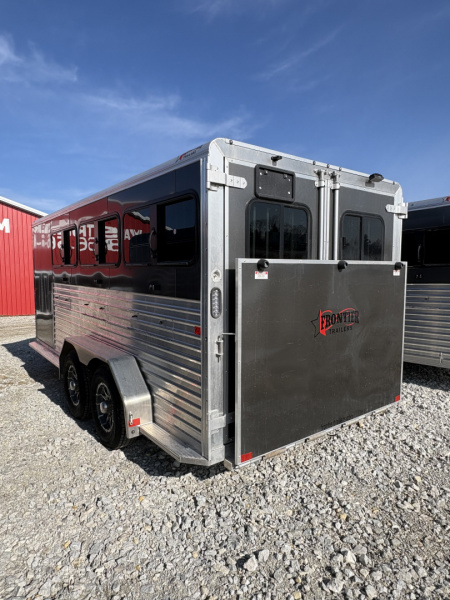 New 2026 Frontier Trailers 7x16 Stock low Pro/6 Pen Stock / Stock Combo Trailer