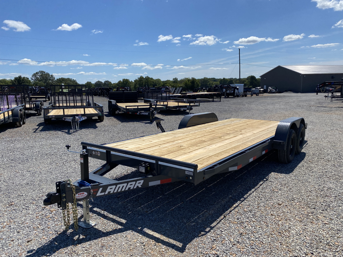 New 2026 Lamar 83"X20' 10K Equipment Trailer