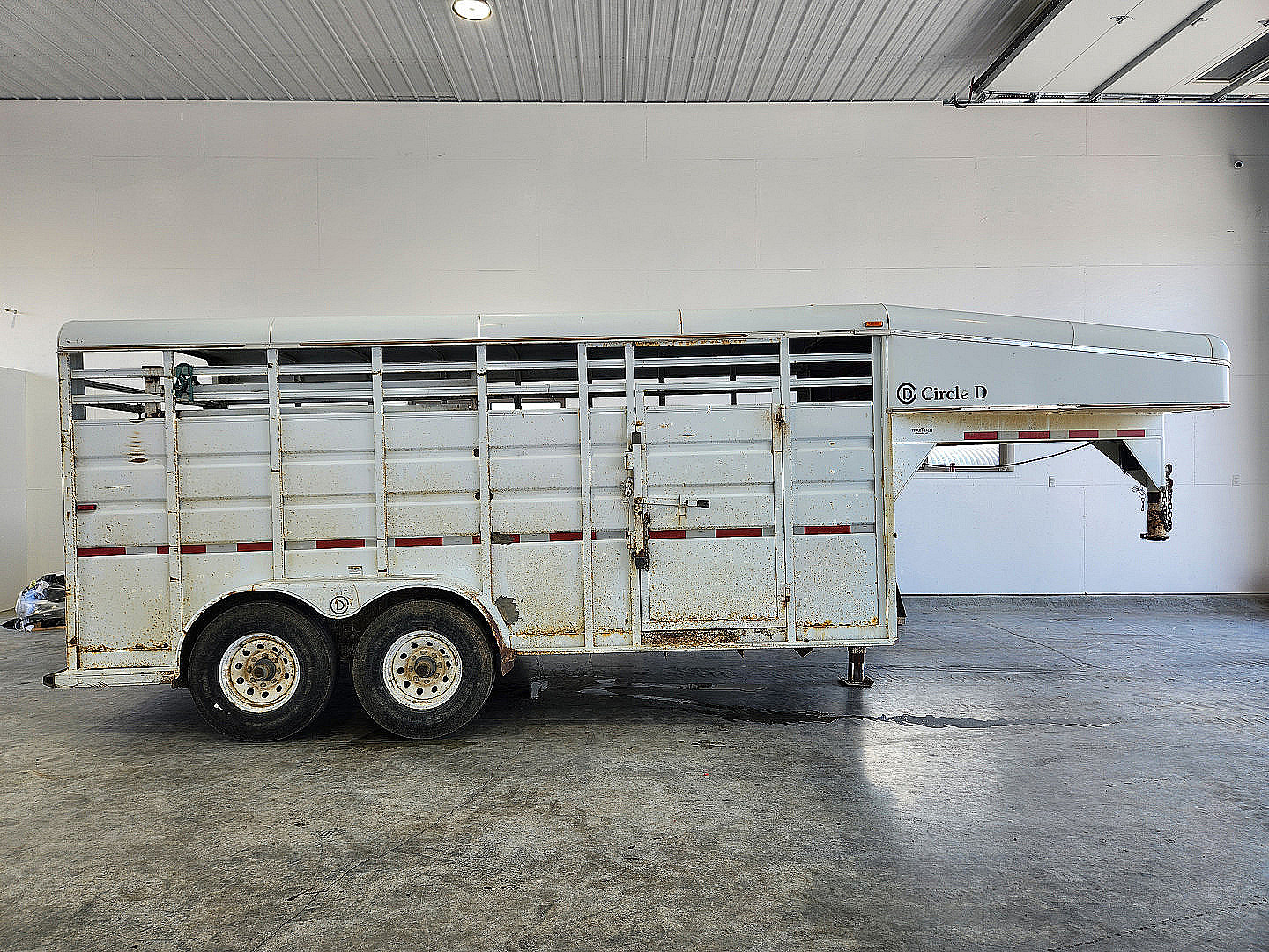 Used 2005 Circle D Stock Trailer 16'