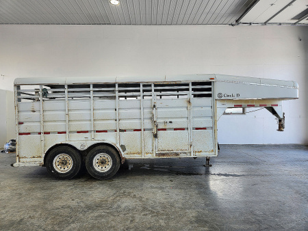 Used 2005 Circle D Stock Trailer 16'