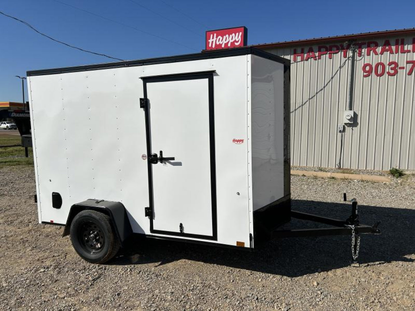 New 2026 Compass 6'x10' Enclosed Cargo Trailer - Indigo DLX