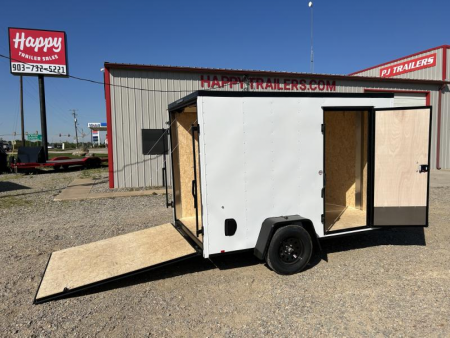 New 2026 Compass 6'x10' Enclosed Cargo Trailer - Indigo DLX