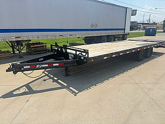 Used 2019 PJ Trailers 24' 14K Deckover Trailer