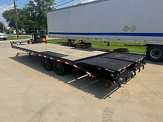 Used 2019 PJ Trailers 24' 14K Deckover Trailer
