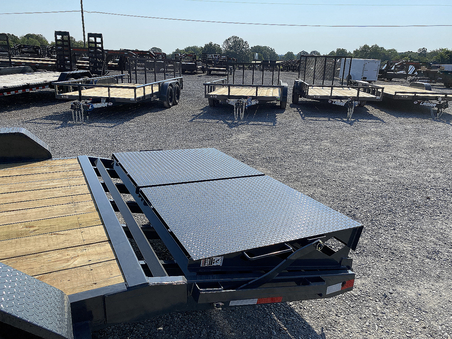 New 2026 Lamar 83" X 20' 14K Equipment Trailer