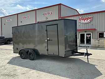 New 2026 Compass 7'x16' Enclosed Cargo Trailer - Indigo DLX