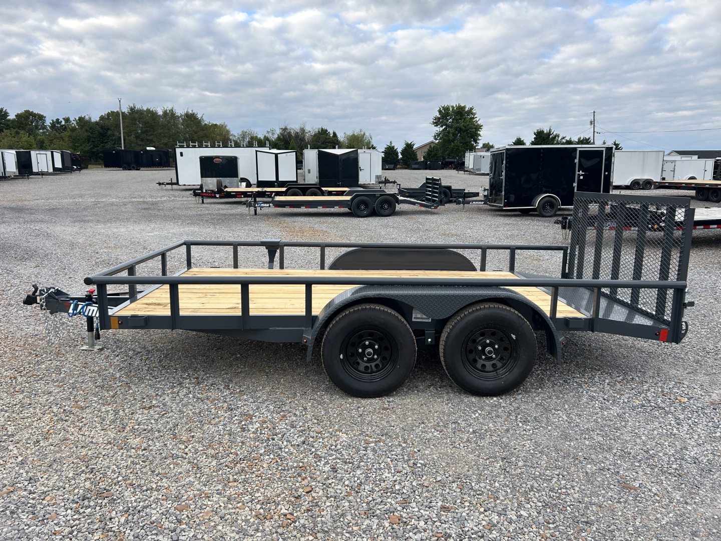 New 2026 Lamar 83"X14' 7K Utility Trailer