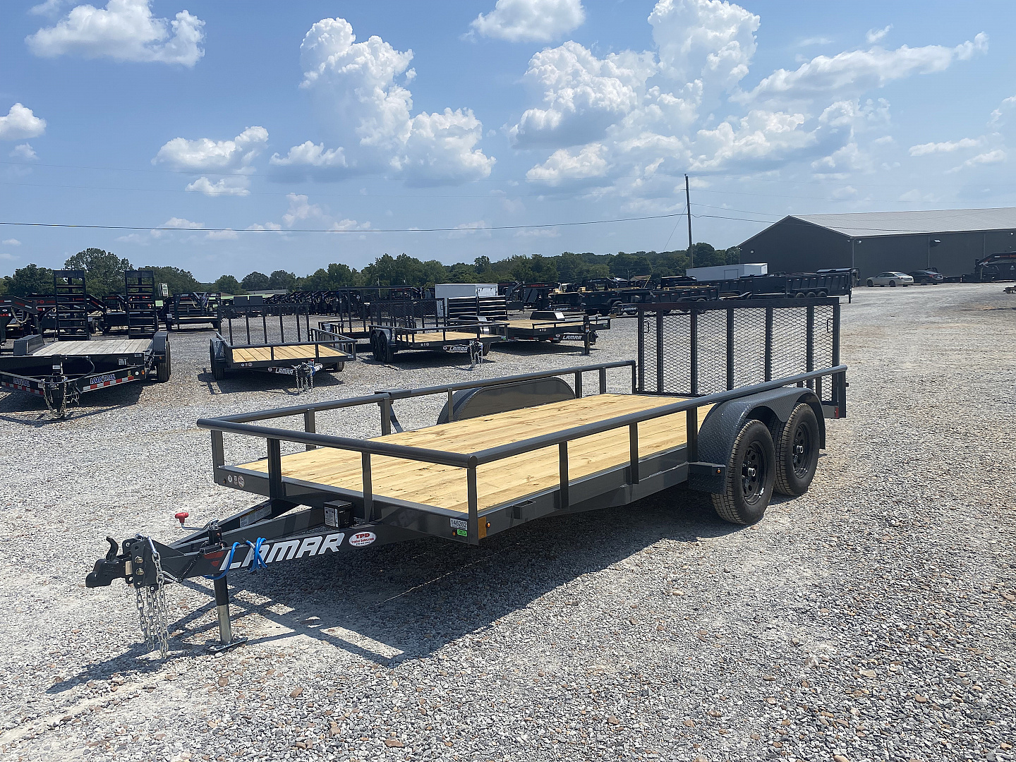 New 2026 Lamar 83"X16' 7K Utility Trailer