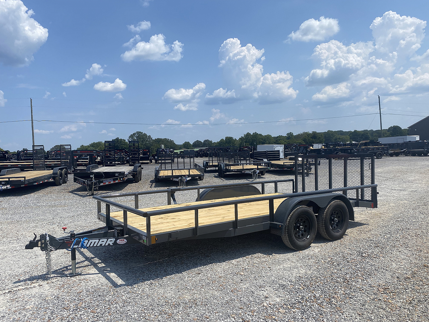 New 2026 Lamar 83"X16' 7K Utility Trailer