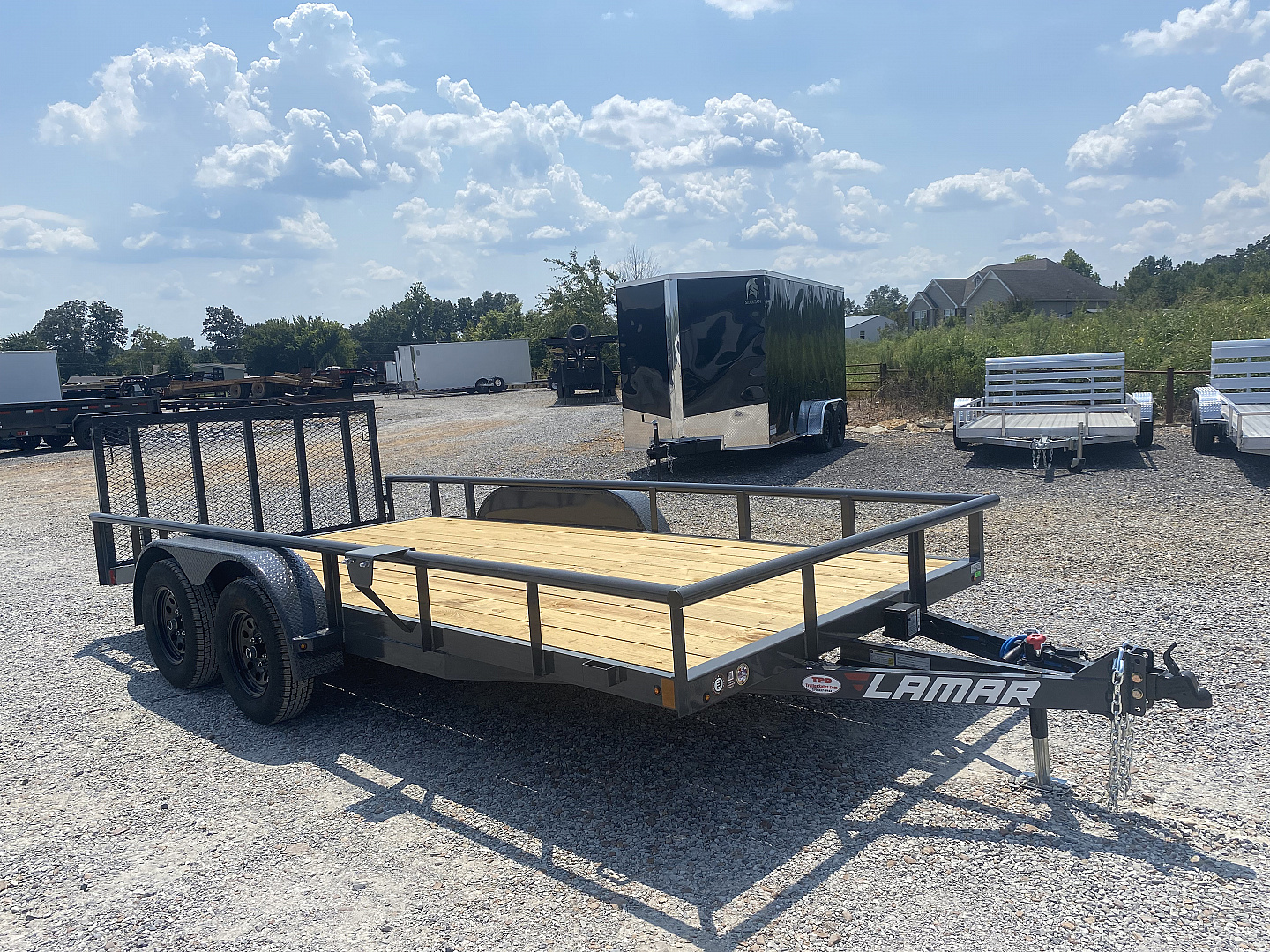 New 2026 Lamar 83"X16' 7K Utility Trailer