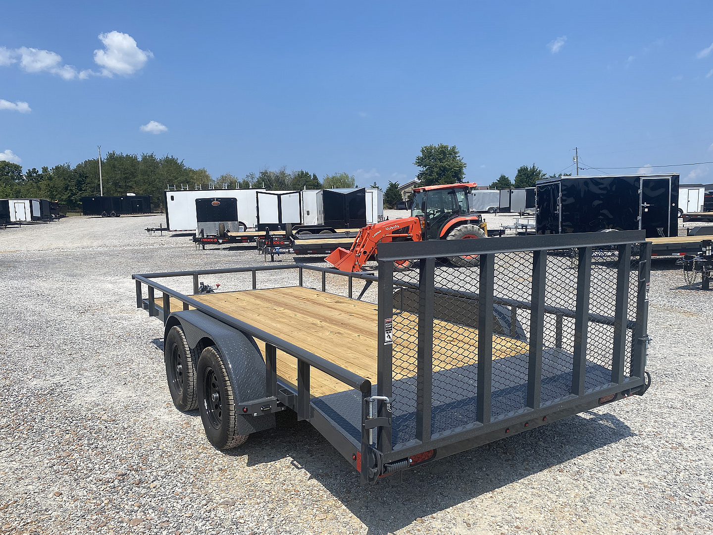 New 2026 Lamar 83"X16' 7K Utility Trailer