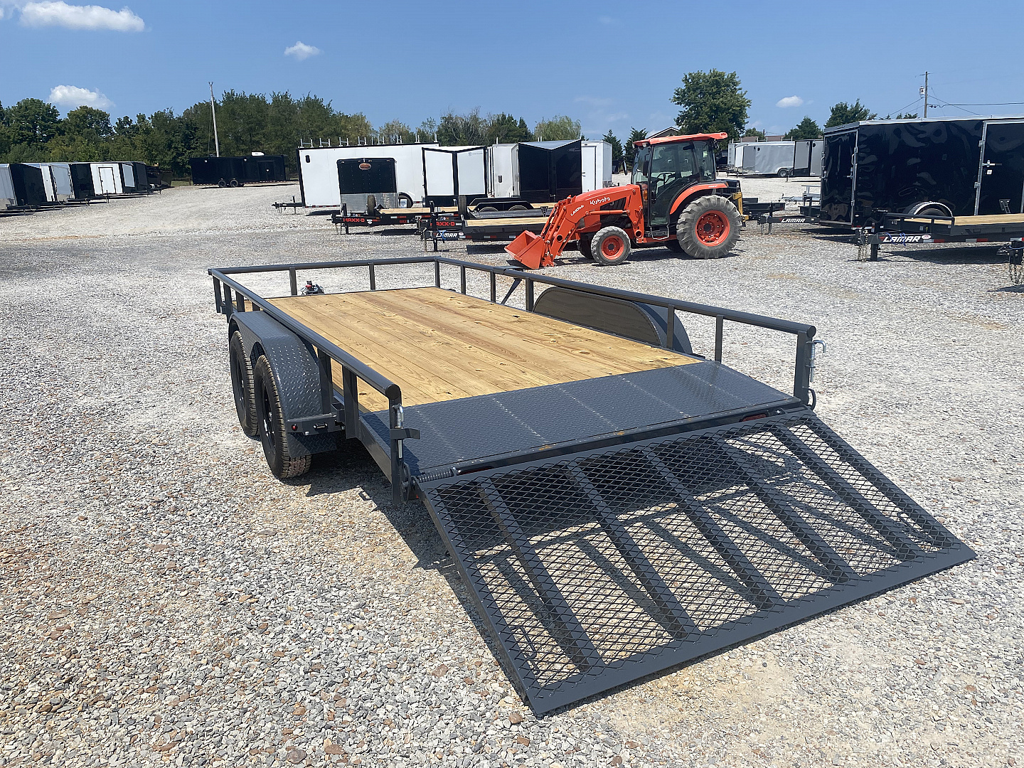 New 2026 Lamar 83"X16' 7K Utility Trailer