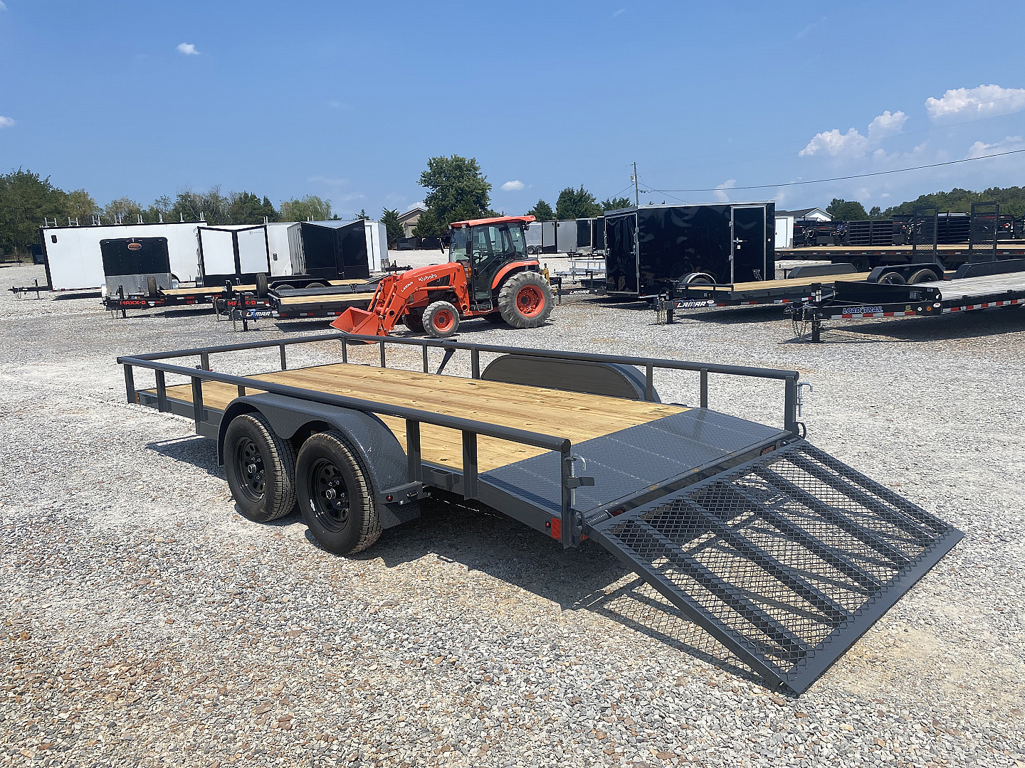 New 2026 Lamar 83"X16' 7K Utility Trailer