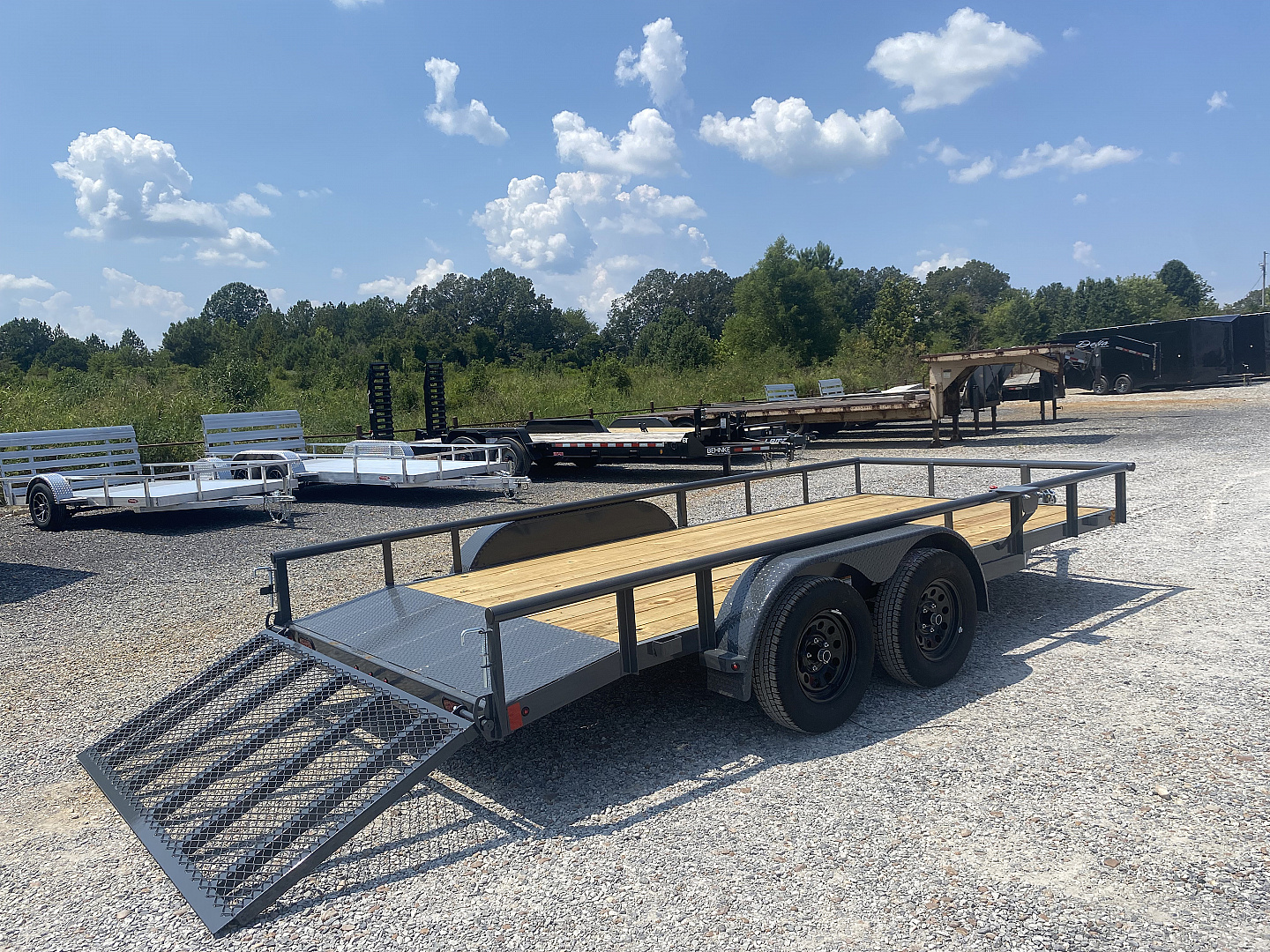 New 2026 Lamar 83"X16' 7K Utility Trailer