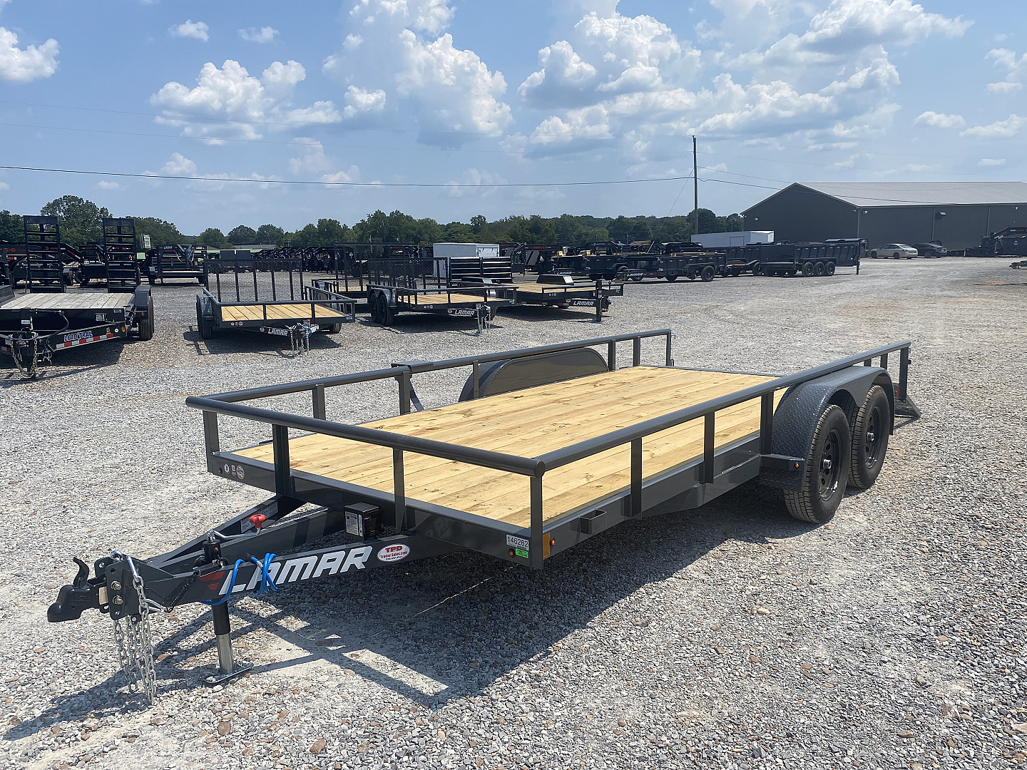 New 2026 Lamar 83"X16' 7K Utility Trailer