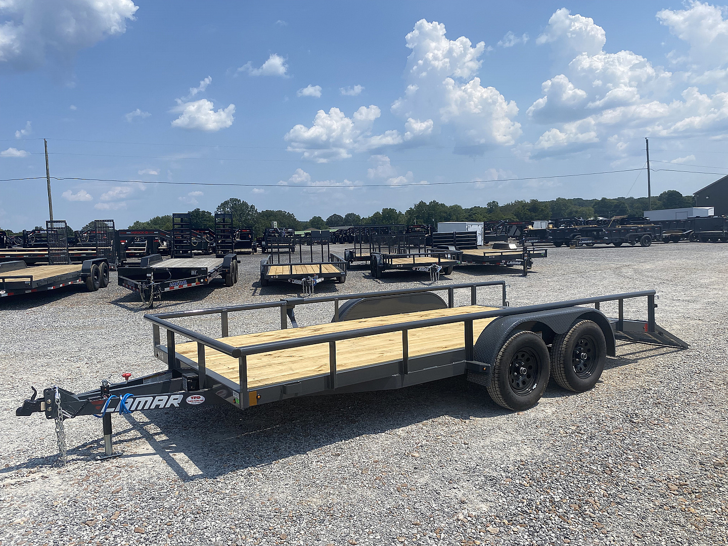 New 2026 Lamar 83"X16' 7K Utility Trailer