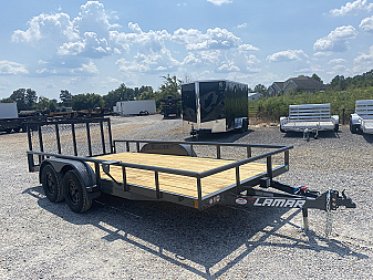 New 2026 Lamar 83"X16' 7K Utility Trailer