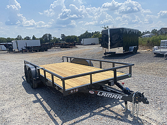 New 2026 Lamar 83"X16' 7K Utility Trailer