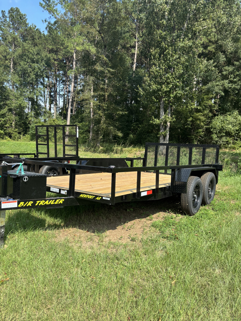 New 2025 B/R Trailers 82''x14' Tandem Axle Utility Trailer
