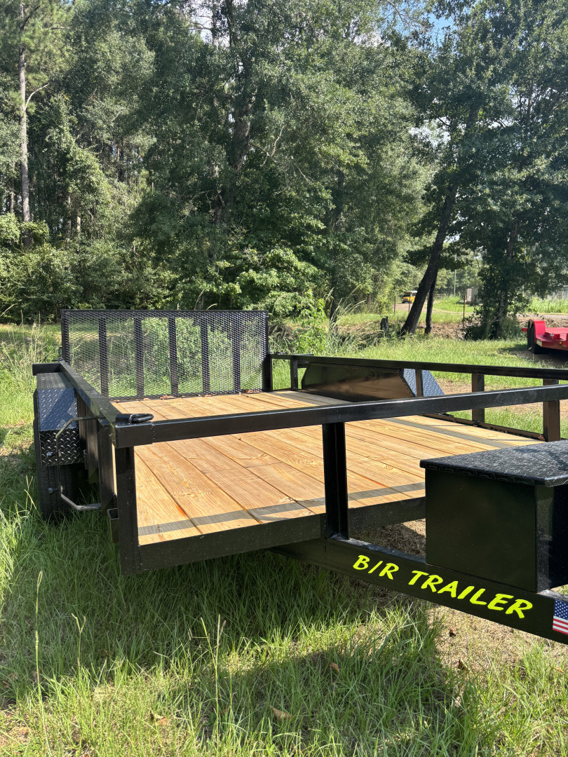 New 2025 B/R Trailers 82''x14' Tandem Axle Utility Trailer