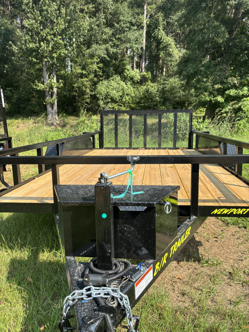 New 2025 B/R Trailers 82''x14' Tandem Axle Utility Trailer