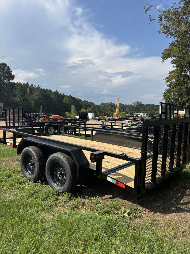 New 2025 B/R Trailers 82''x14' Tandem Axle Utility Trailer