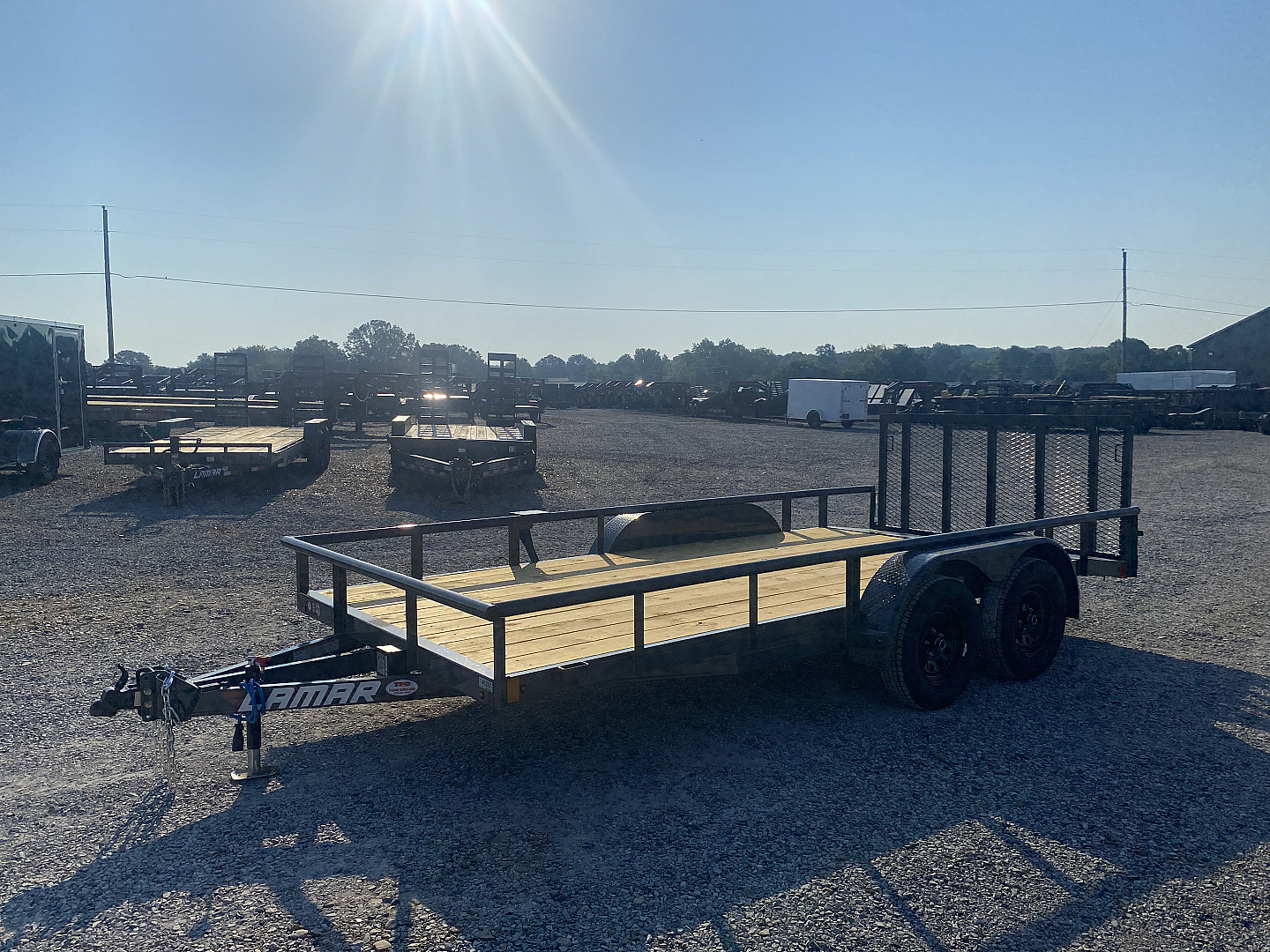 New 2026 Lamar 83"X16' 7K Utility Trailer