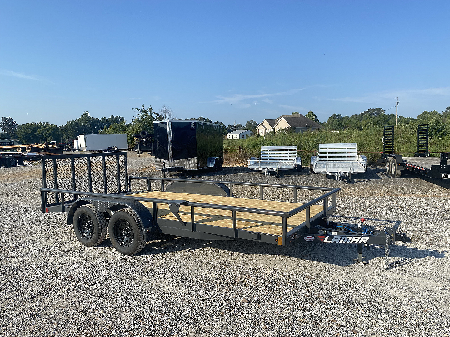 New 2026 Lamar 83"X16' 7K Utility Trailer