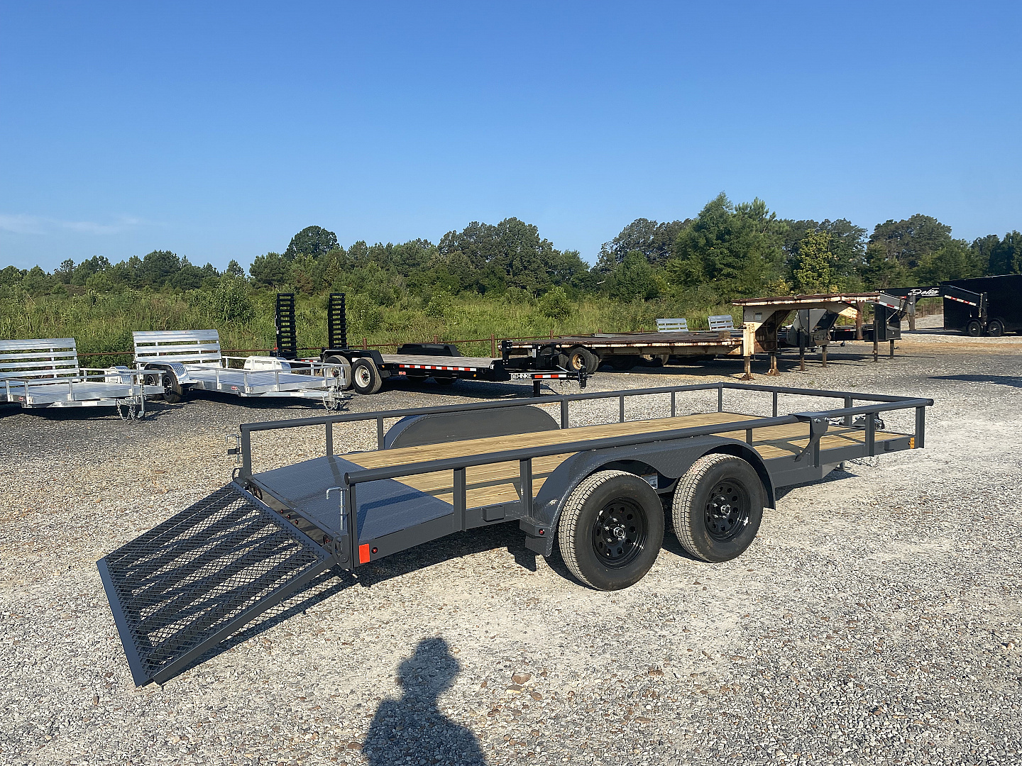 New 2026 Lamar 83"X16' 7K Utility Trailer
