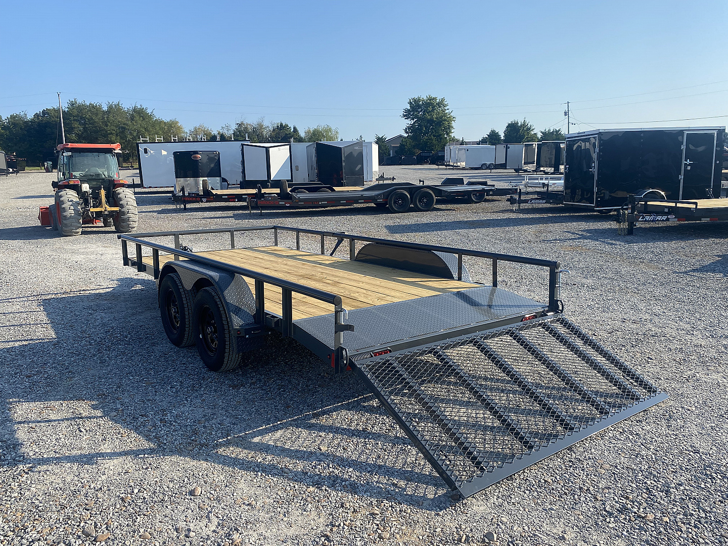 New 2026 Lamar 83"X16' 7K Utility Trailer