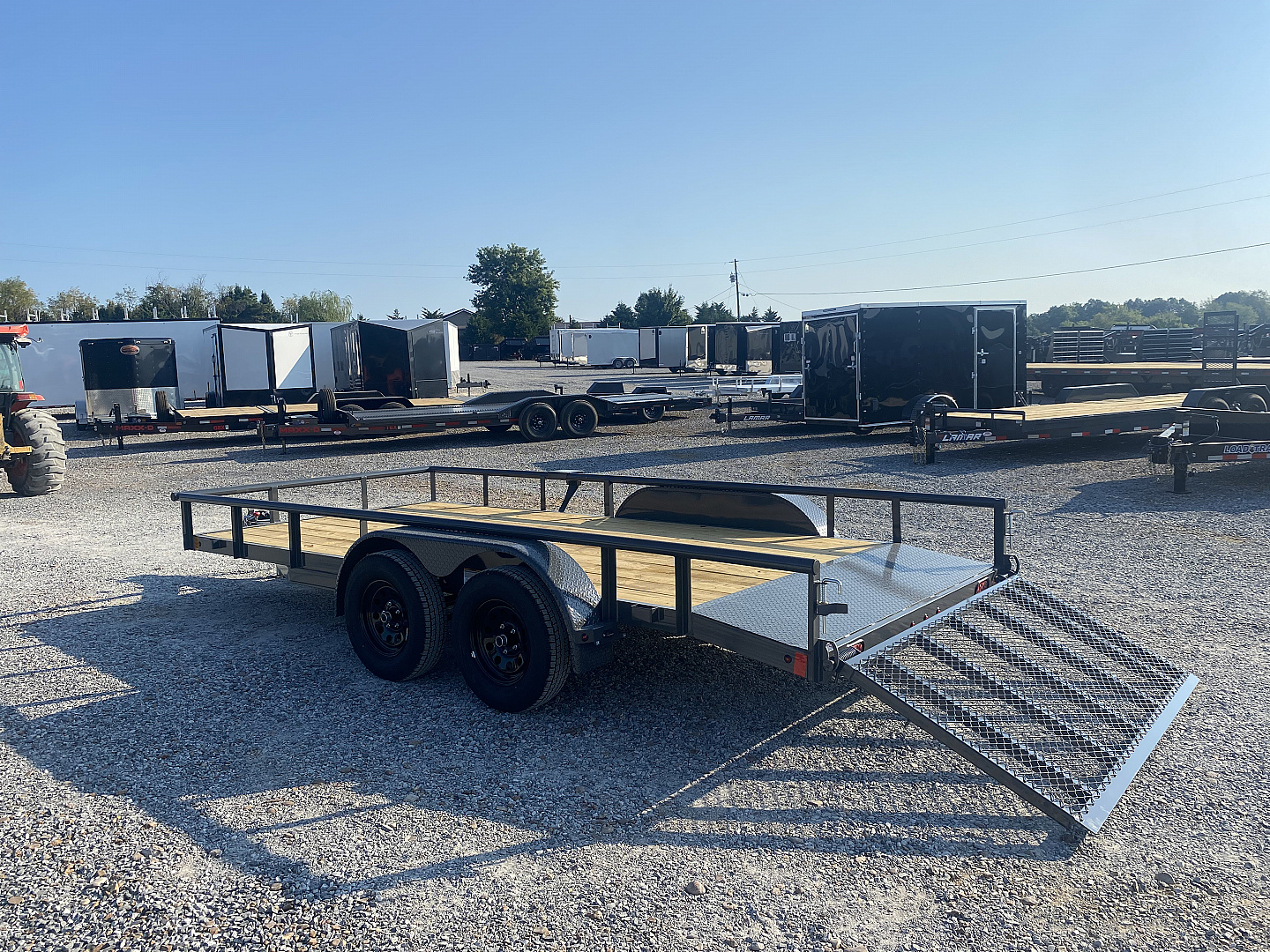 New 2026 Lamar 83"X16' 7K Utility Trailer